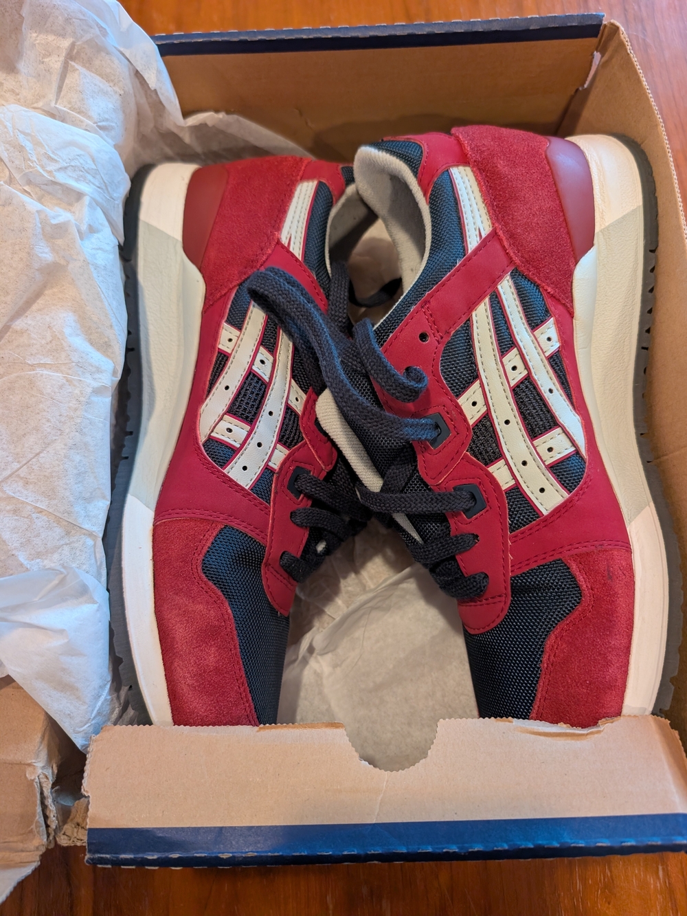 ASICS Gel-Lyte III Burgundy Soft Grey Men’s 9.5 H440N-2513 OG Box